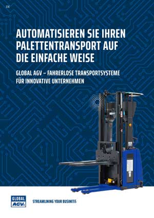 Global AGV automatisierter Palettentransport - Prospekt zum Download