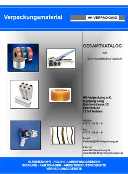 Katalog Verpackungsmaterial von HK-Verpackung